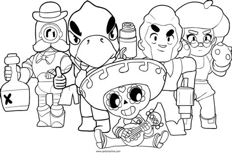 Barley Brawl Stars Coloring Pages