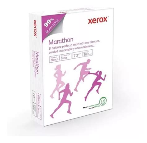 Papel Bond Xerox Marathon Blanco Gramos Carta Hojas Cuotas Sin