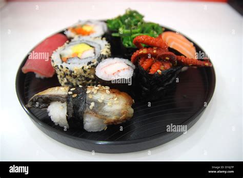 Traditional Japanese Sushi Stock Photo - Alamy