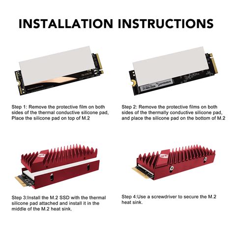 Ezdiy Fab M Ssd Heatsink Double Sided Heat Sink High