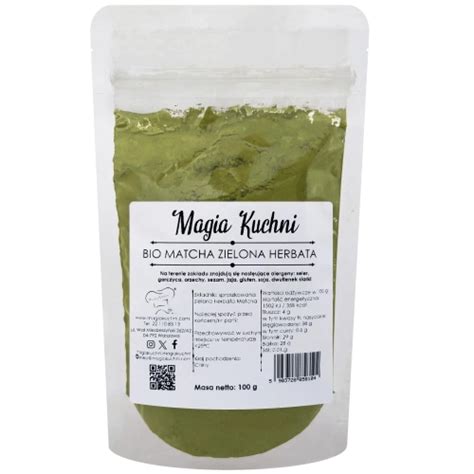 Matcha Zielona Herbata W Proszku G Magia Kuchni