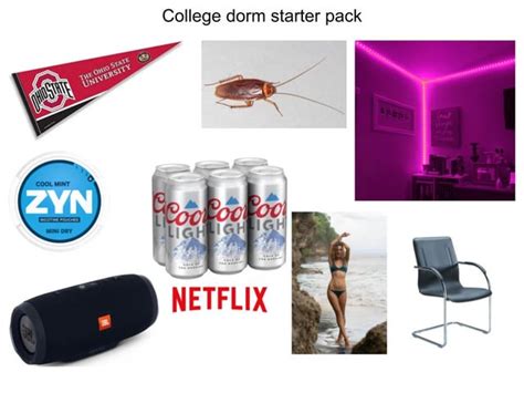 College Dorm Starter Pack R Starterpacks