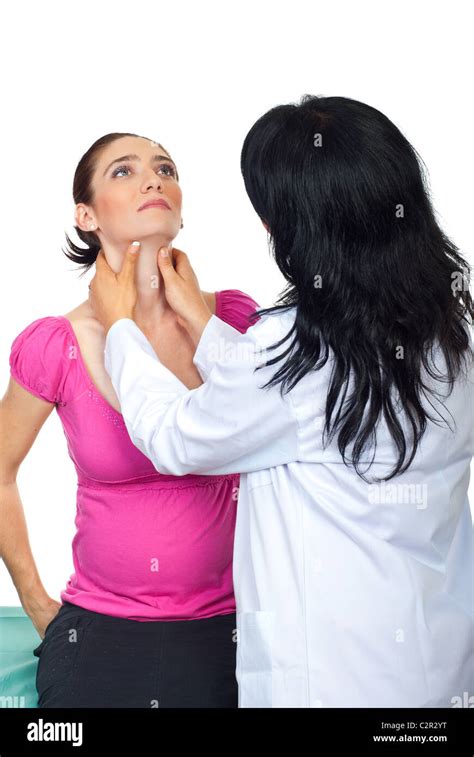 Goiter Woman Hi Res Stock Photography And Images Alamy