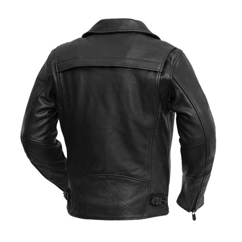 Night Rider Men S Motorcycle Leather Jacket The Bikers Den