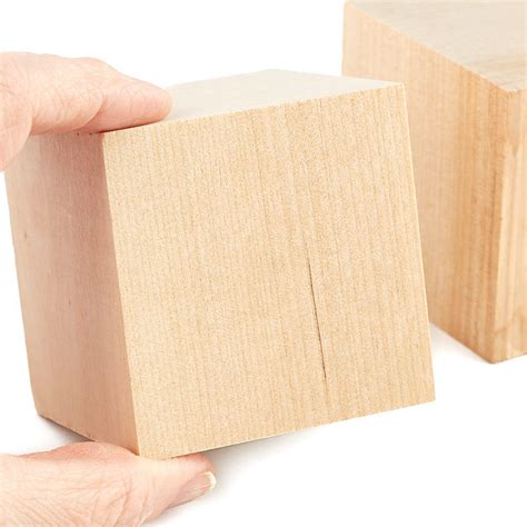 2 1 2 Bulk Unfinished Wood Blocks Wooden Cubes Wood Crafts Craft