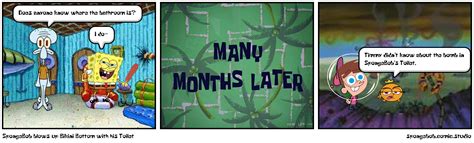 SpongeBob Blows Up Bikini Bottom With His Toilet Comic Studio