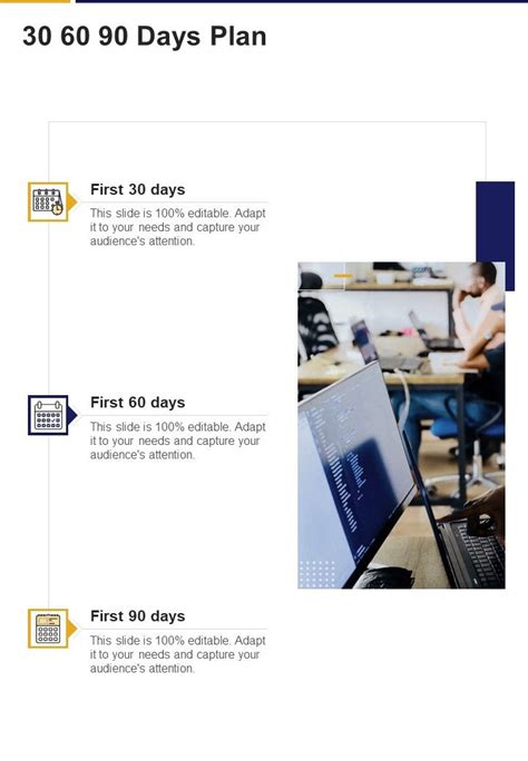 Workshop Delivery Proposal 30 60 90 Days Plan One Pager Sample Example