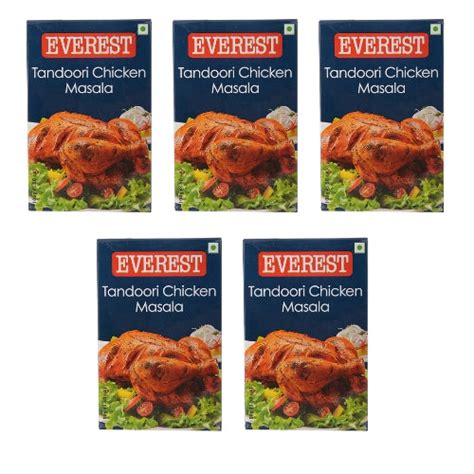 Buy Everest Tandoori Chicken Masala Bundle Of 5 X 50g Online At Best Price In Europe