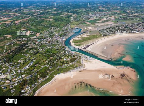 France Manche Cotentin Barneville Carteret Carteret Aerial View