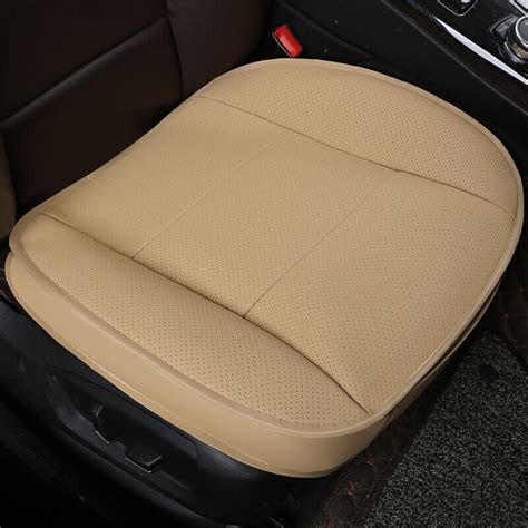 Pu Leather Car Front Full Surround Seat Cover Breathable Pad Mat Chair