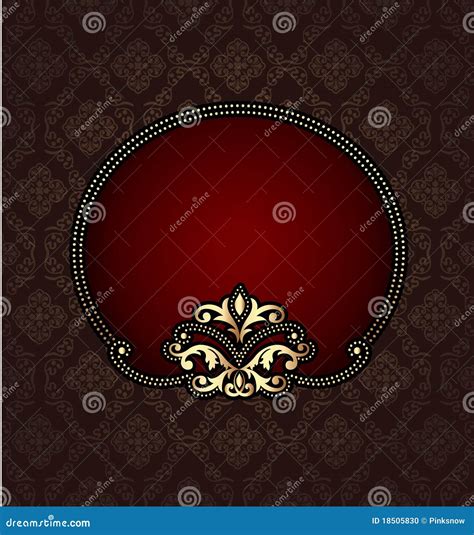 Vintage Template Design Stock Vector Illustration Of Leaflet 18505830