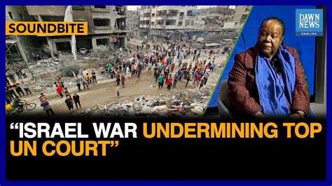 Israel War Undermining Top Un Court South Africa Says Dawn News