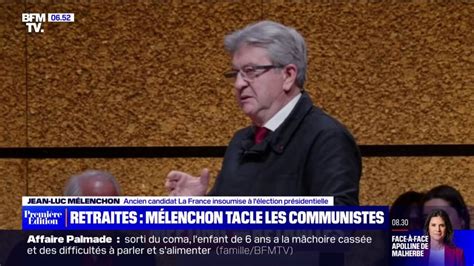 Retraites Jean Luc M Lenchon Ne Veut Pas Entendre Parler D Un Vote De