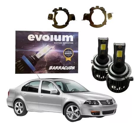 Kit Focos Led H Jetta Cl Sico Con Bases L Menes Cob Meses Sin