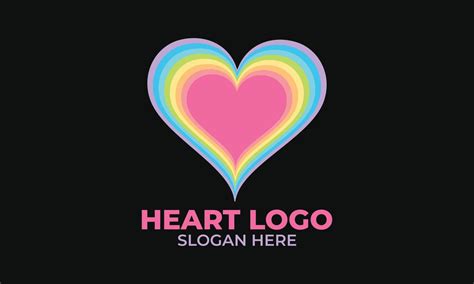 Heart Logo Or Love Logo Vector Design Heart Logo Or App Or Icon Design