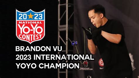 Brandon Vu 1st International National YoYo Contest 2023 YouTube