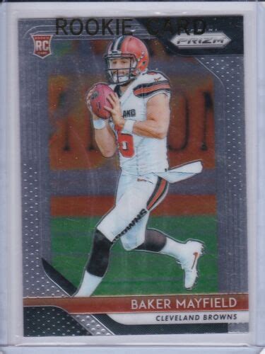 BAKER MAYFIELD ROOKIE CARD 2018 Football PANINI PRIZM RC Sooners Browns