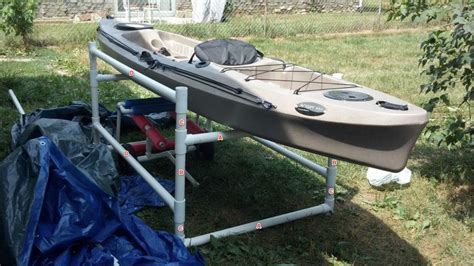 Diy Pvc Kayak Rack Diy Pinterest