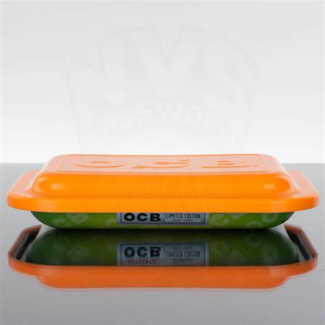 OCB Rolling Tray Lid - Small - Orange | NVS Glassworks