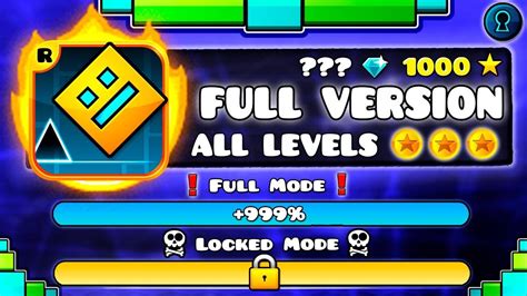 OFFICIAL All Levels In FULL VERSION Of The ORIGINAL Geometry Dash