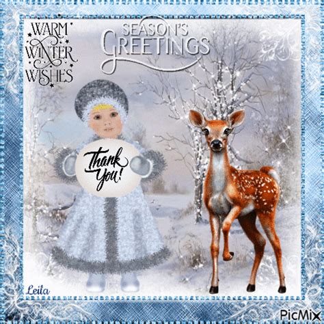 Warm Winter Wishes Seasons Greetings And Thank You Pictures Photos