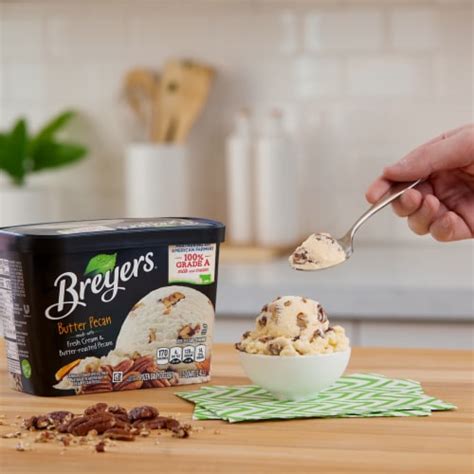 Breyers Butter Pecan Frozen Dairy Dessert Tub 48 Oz Smiths Food And