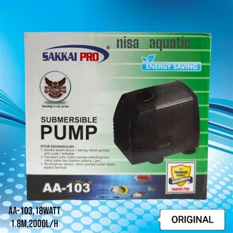 Jual Pompa Celup SAKKAI PRO AA 103 Pompa Celup Aquarium Aquascape Kolam