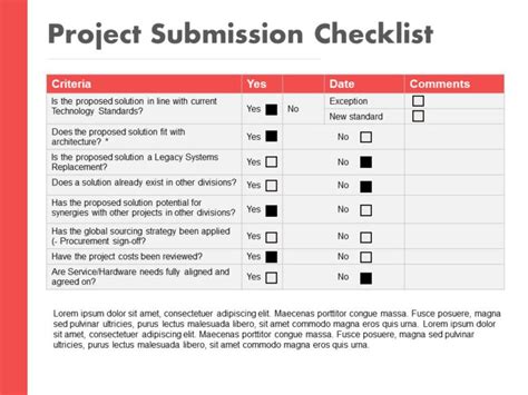 Project Checklist Powerpoint Template