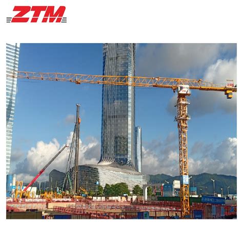 Ztt136 6ton Flattop Crane Self Erecting Mobile Tower Cranes China