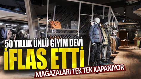 Mağazaları tek tek kapanıyor 50 yıllık ünlü giyim devi iflas etti