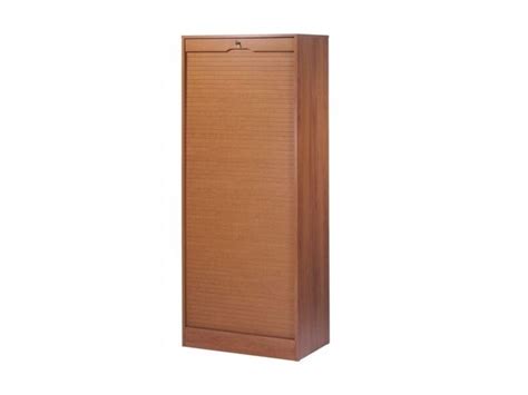 Armoire De Bureau Rideau Large Merisier Office Cm Conforama