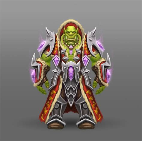 Artstation [fan Art] World Of Warcraft Racial Class Armor Design Orc Arthur Lorenz