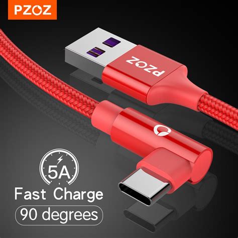 Pzoz Cable Usb Tipo C De Carga R Pida A Cargador De Datos Usb C De