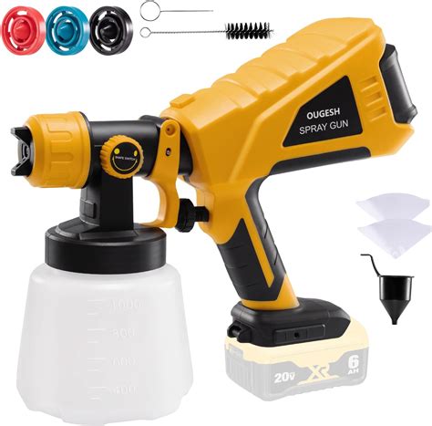 Amazon Pulverizador de pintura inalámbrico para Dewalt 20 V MAX