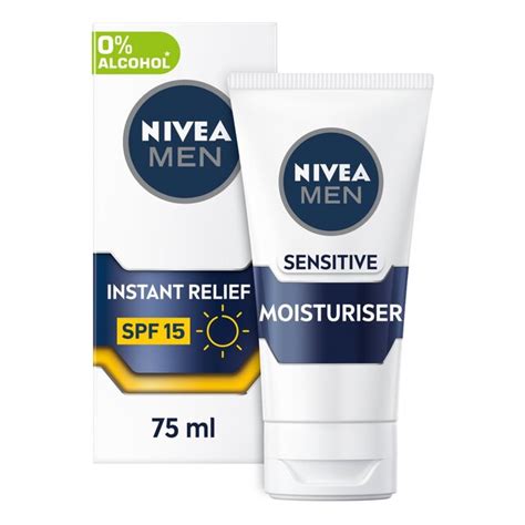 Nivea Men Sensitive Moisturiser Spf15 Ocado