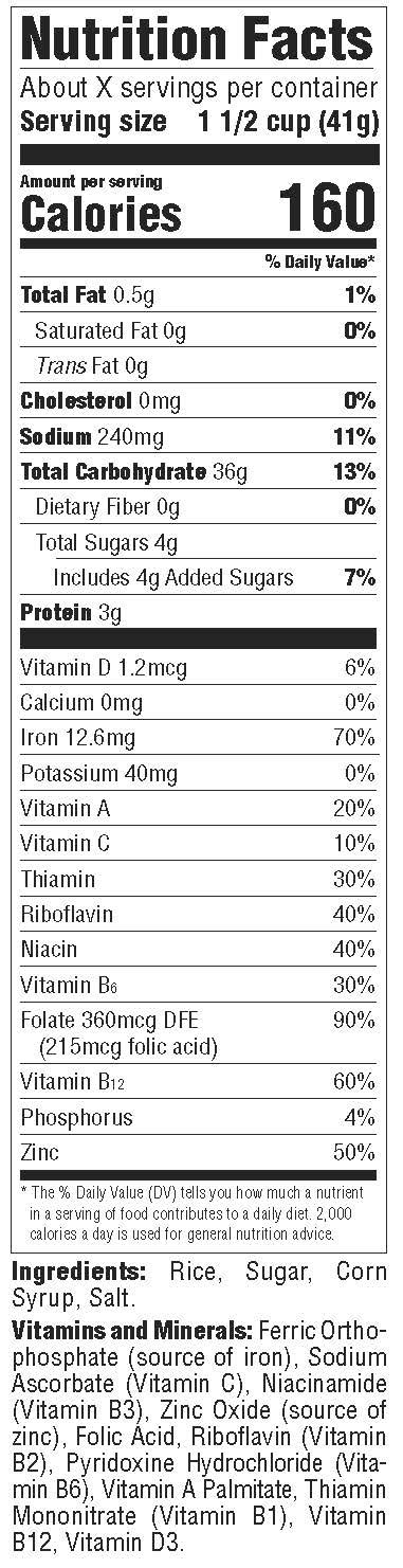 Crispy Rice Gluten Free Cereal Malt O Meal