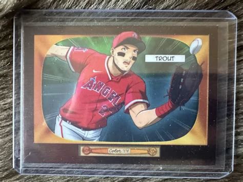 Bowman Mike Trout Anime Case Hit Ssp Ba Eur