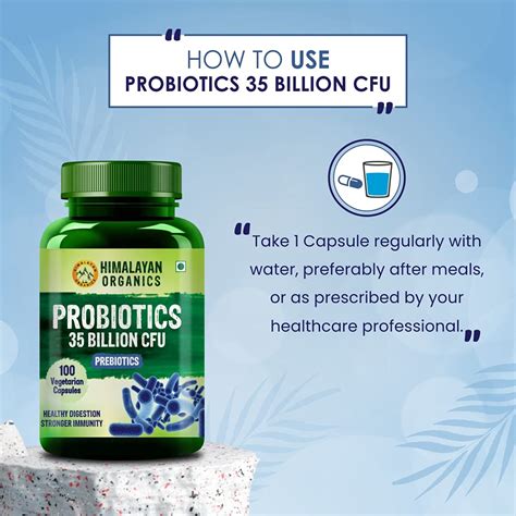 Himalayan Organics Probiotics 35 Billion CFU With Prebiotics 100