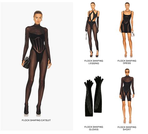 Forward New In Wolford X Mugler Milled