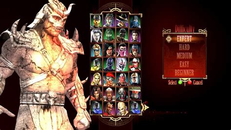 Mortal Kombat 9 Expert Arcade Ladder Colossos White Shao Kahn Mod No Losses 60fps