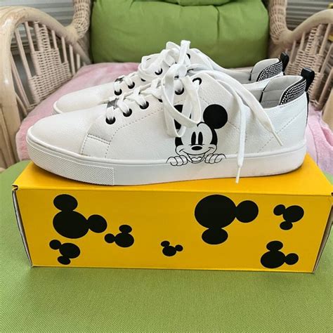 Aldo | Shoes | Pre Owned Disney X Aldo Mickey Mouse Shoes White | Poshmark