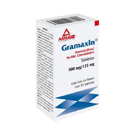 AMOXICILINA AC CLAV 500MG 125MG 12 TAB GRAMAXIN Flosamed