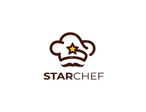 Premium Vector Star Chef Logo With The Titlestar Chef