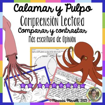 Squid And Octopus Reading Comprehension Compare And Contrast Bundle