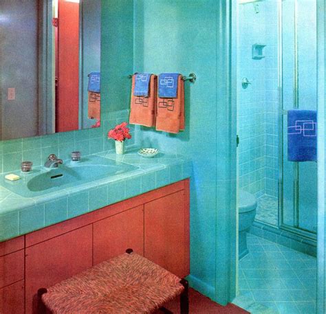 36 Vintage 1950s Bathroom Tile Design Ideas Retro Bathroom Tile