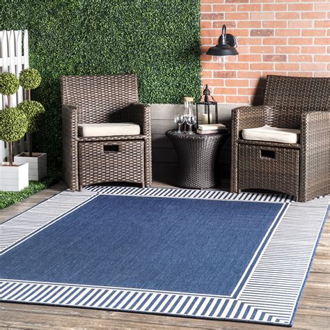 NuLOOM Asha Simple Border Indoor Outdoor Area Rug Walmart