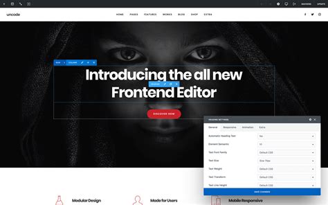 Frontend Editor Uncode Theme Documentation And Help Center