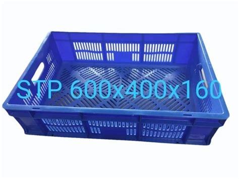 Blue L Supreme Vegetable Plastic Crate At Rs Piece In Ahmedabad