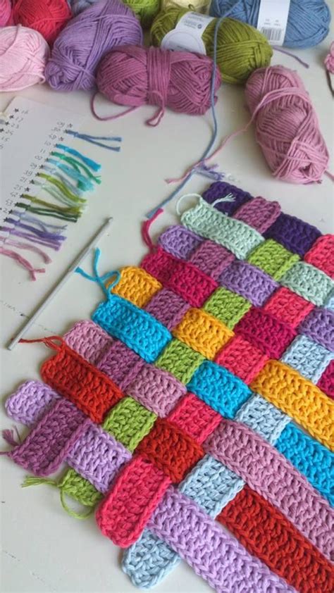 Crochet Entrelazado Tejidos De Ganchillo Ganchillo Ganchillo