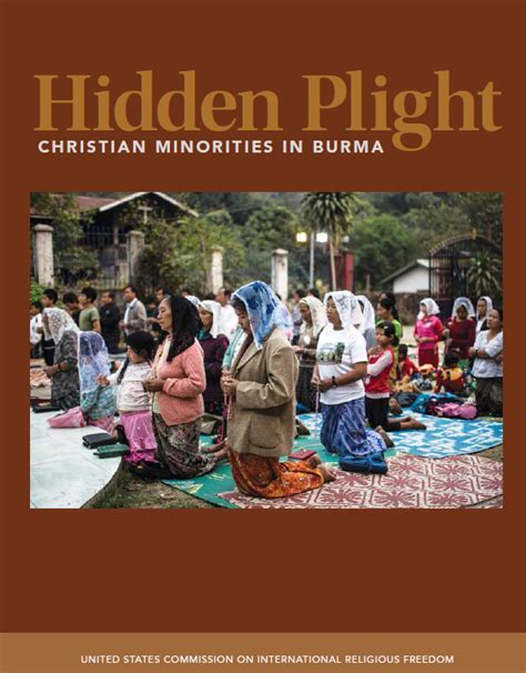 Uscirf Issues Reports On Religious Freedom Violations In Burma Uscirf